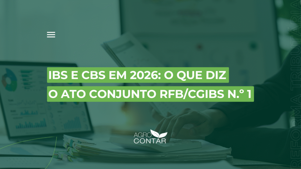 IBS e CBS em 2026