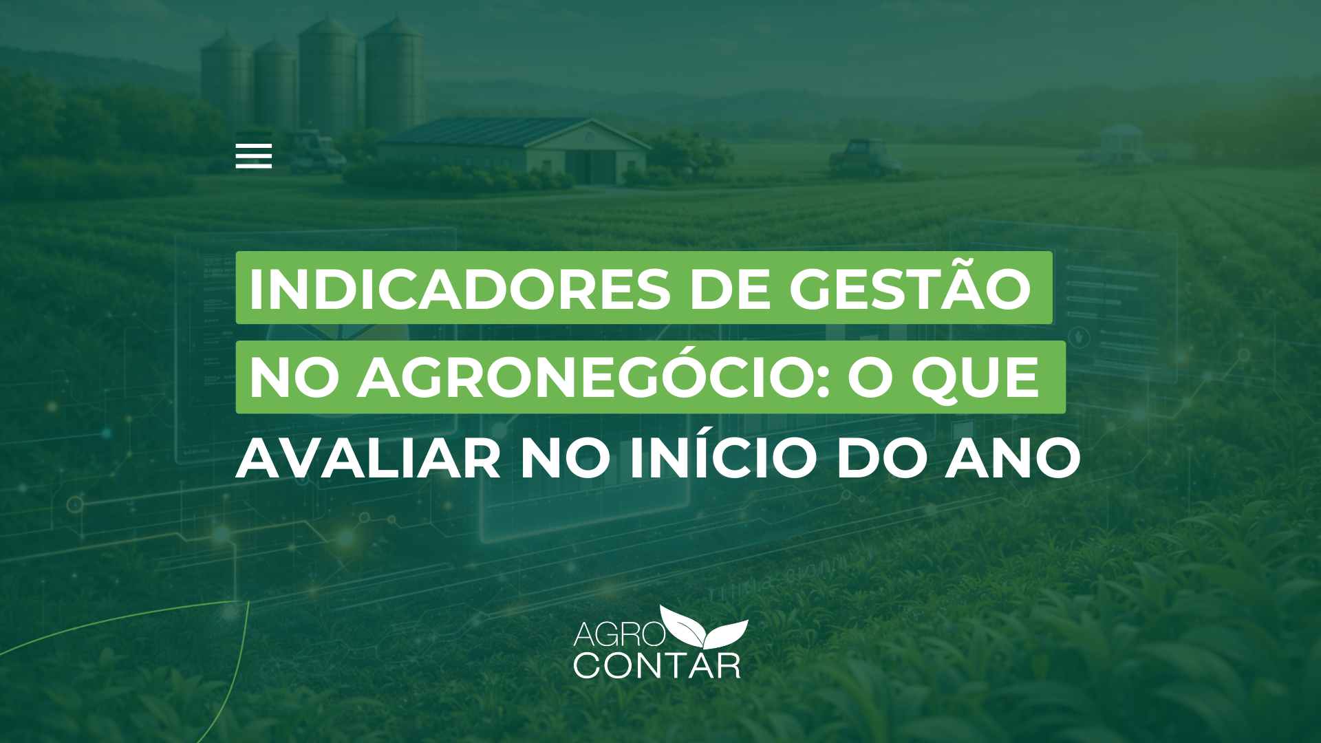 Indicadores financeiros no agronegócio e margem de produção