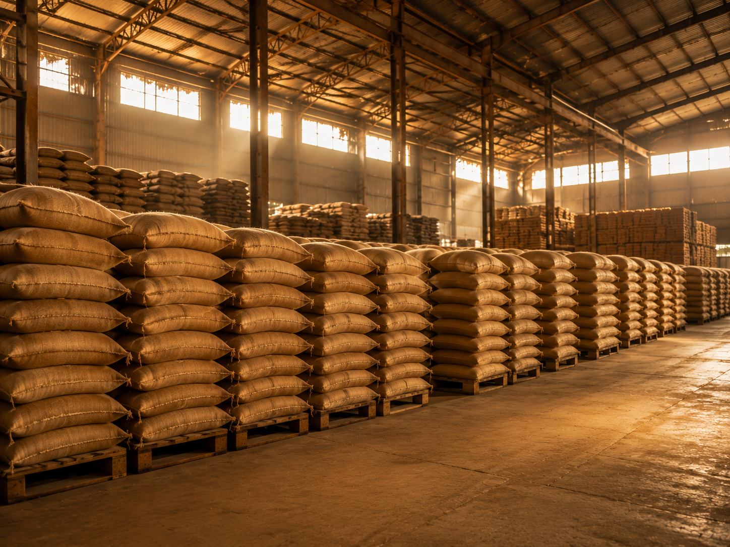 Galpão de insumos agrícolas exposto ao risco de recuperação judicial na cadeia do agro