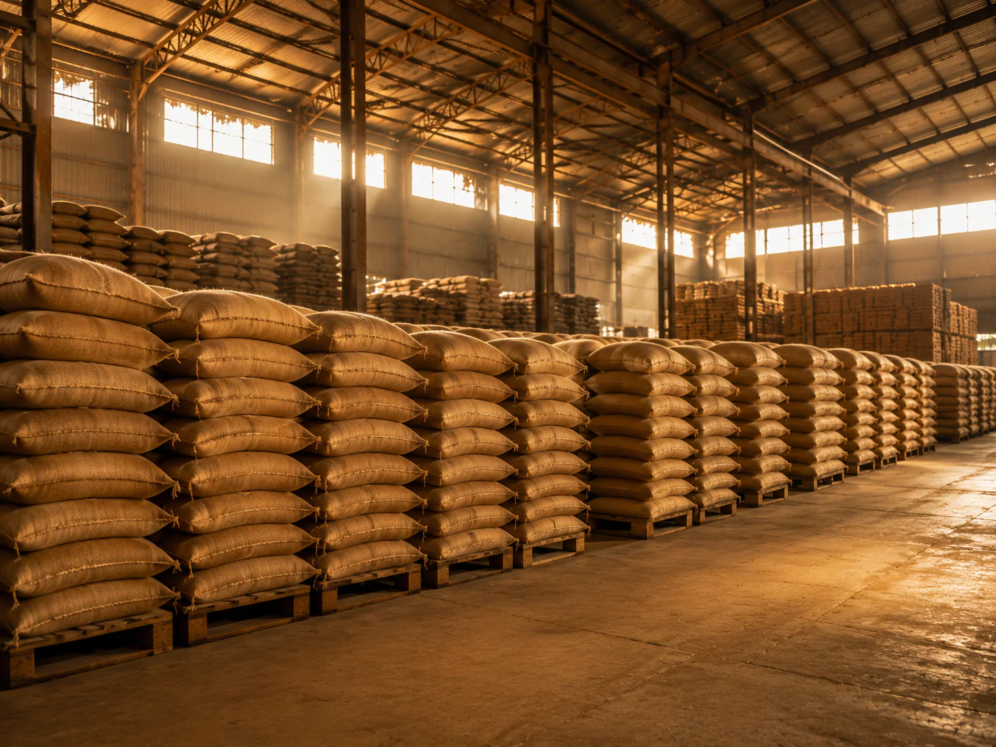 Galpão de insumos agrícolas exposto ao risco de recuperação judicial na cadeia do agro